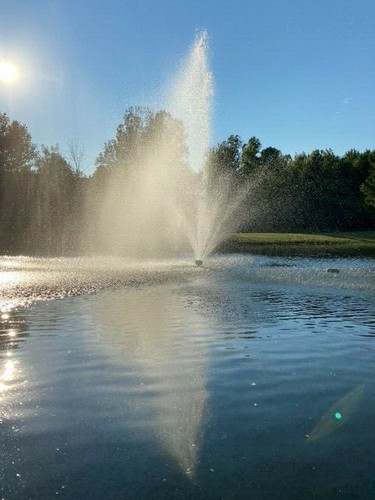 Floating pond fountain - pond,