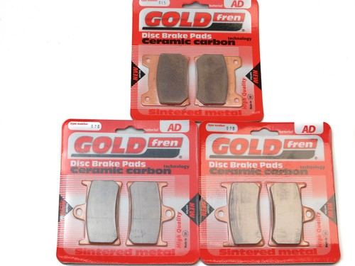 Brake pads front rear - front, &