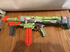 Nerf Nitron Vortex Disc Blaster Gun with Disc Magazine And Six Discs