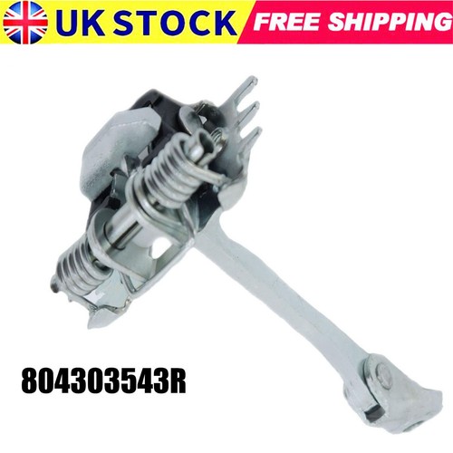 Front door hinge stop check - front,