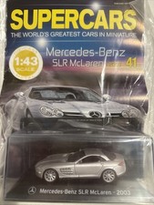 1/43 Scale Mercedes Benz SLR McLaren 2003 Unopened With Display Case & Magazine