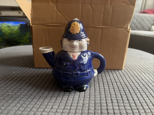 Vintage teapot policeman - vintage, cop