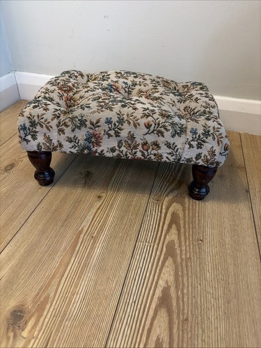 Vintage small footstool foot - vintage,