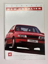 Vauxhall New Cavalier UK Sales Range Brochure 1989 L GL 4x4 CD SRi GSi