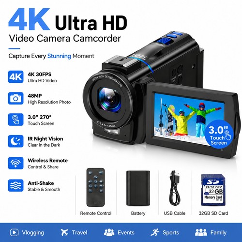48mp touchscreen video - 4k,