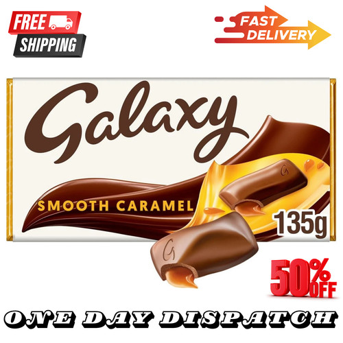 Galaxy smooth caramel milk - caramel, &