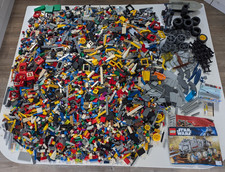 LEGO Bundle Bricks Plates Technic Parts 10kg + Star Wars Clone Turbo Tank 8098