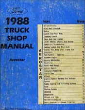 1988 Ford Aerostar Mini Van