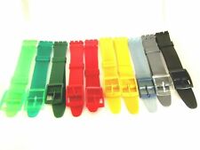 Replacement Resin 17mm Watch Strap For Swatch Watches Including Fitting Pins
