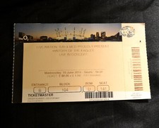 Old Concert Ticket History of