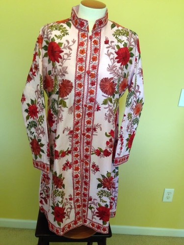Vintage indian kashmiri crewel - kashmiri,