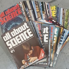 97x All About Science Magazines 1-120 (#23 Missing) 1973 Onwards Collection