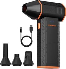 WOLFBOX MF50 Cordless Air Duster 110000RPM Super Power, 3-Speed Mini Blower