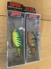 RAPALA JOINTED SHAD RAP JSR07 x 2 - NEW AND UNUSED.