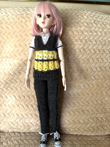 Two piece hand knitted set - piece, for