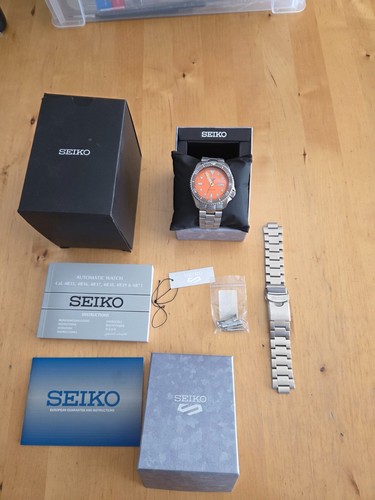 Seiko sports modded orange - 5,