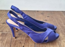 Gorgeous royal blue peep toe - gorgeous,