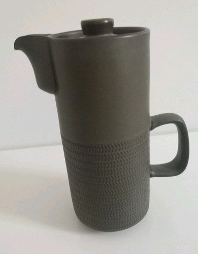 Denby chevron coffee - chevron, pot