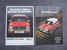 2 Postcards Mini Cars, Mini
