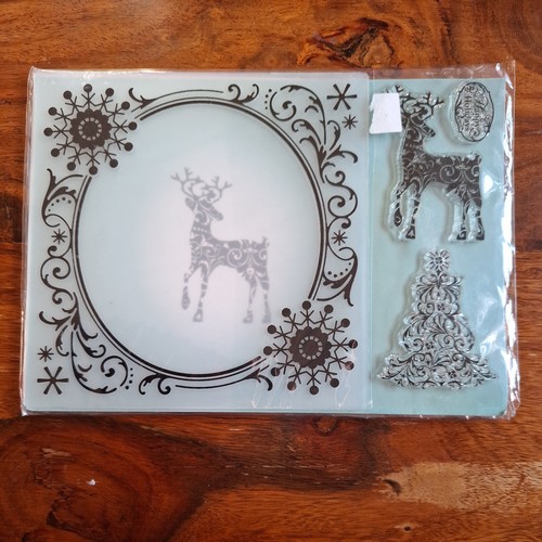 Snowflake frame embossing - frame,