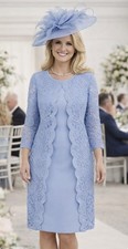 CHESCA Size 20 Blue Lace Mock