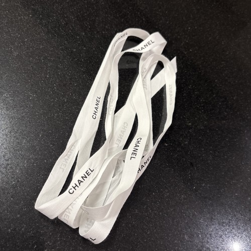 Chanel white fabric ribbon - fabric,