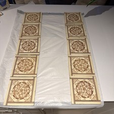 Original Antique 1890s Victorian Fireplace Tiles / Tile Set