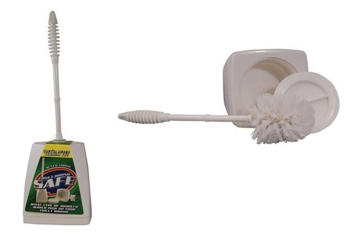 Toilet brush holder stash - brush, can