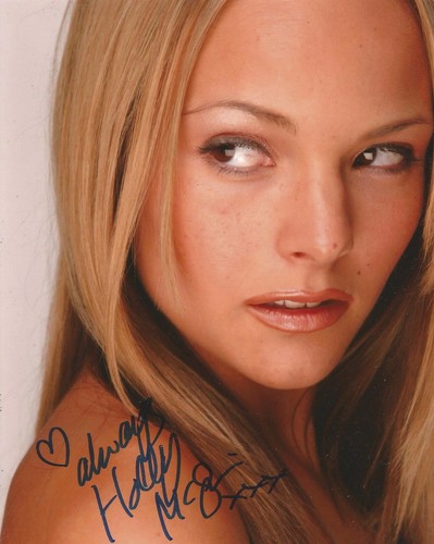 Holly mcguire signed 10x8 - mcguire,