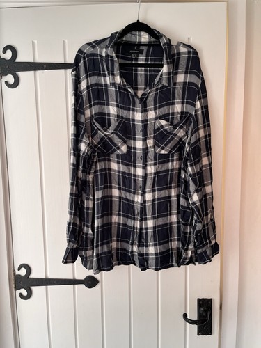 Ladies blue white - blue, checked