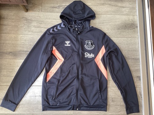 Mens hummel everton black - black, zip