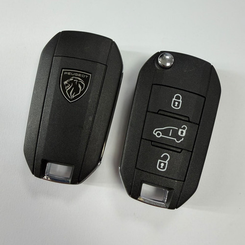 Peugeot flip key fob - 3, button