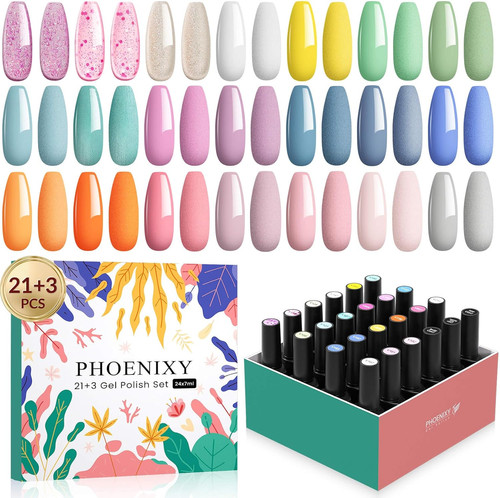Gel nail polish set - gel,