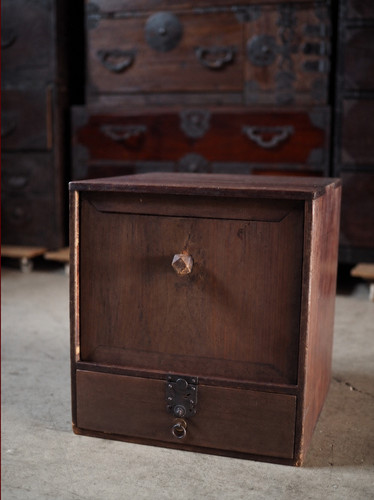 Antique wooden storage - wooden, cabinet