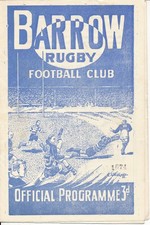 RUGBY LEAGUE PROGRAMME -