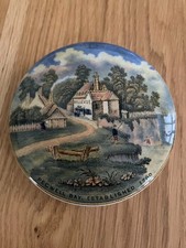 Prattware colour victorian pot - prattware,