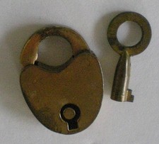 Vintage Heart Shaped Lock &