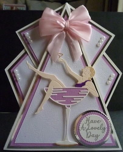 Lady glass shaped - a,
