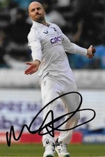 JACK LEACH SIGNED 6 X 4 INCH