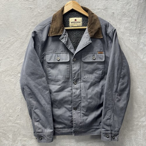 Woolrich canvas coat trucker - canvas,