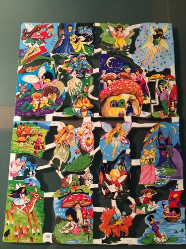 Vintage die cut scrap - vintage,