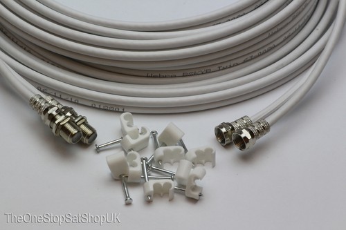 10m white twin satellite - white,
