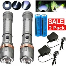 2x Rechargeable 9900000LM LED