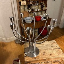 Vintage Ikea Stockholm 8-Arm Candelabra Candleholder -Knut & Marianne Hagberg –