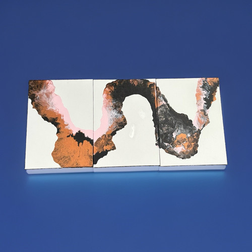 Abstract modern triptych - abstract,