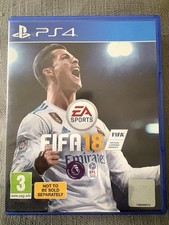 Fifa 18 Football Sony PlayStation 4 Game In Box, Disc Clean