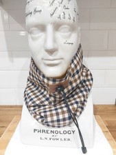 The original Snood, Bespoke Terrace wear, PERFECT GIFT, silk brown liner