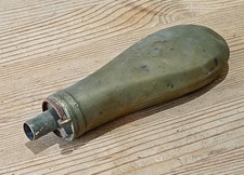 Brass shot or powder flask for