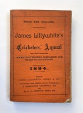 1894 - JAMES LILLYWHITE'S