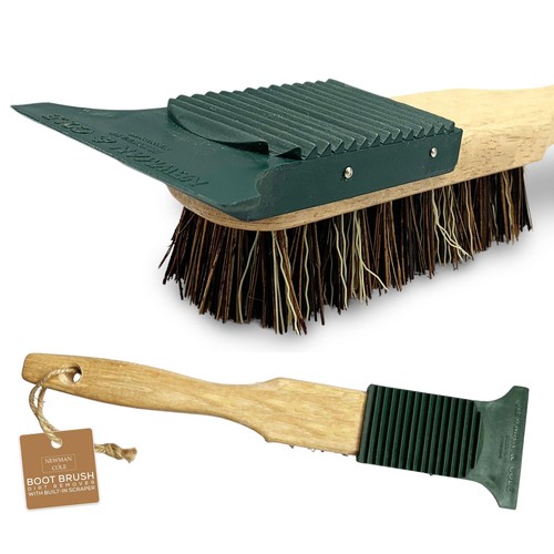 Boot cleaner brush scraper - cleaner,
